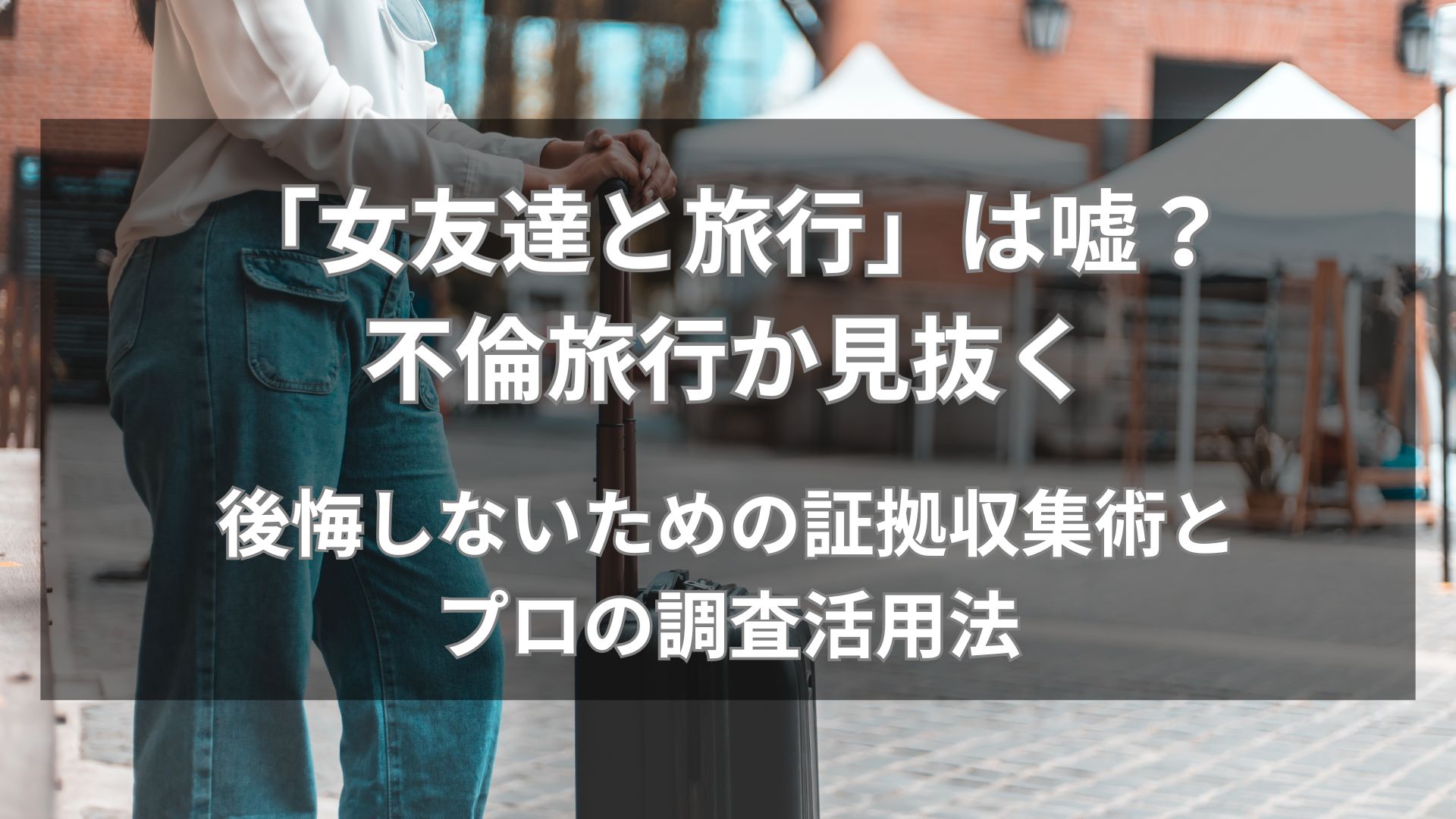 妻の「女友達との旅行」は嘘？不倫旅行の兆候と見抜くチェックリスト、証拠の集め方を紹介